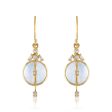 Moonstone and Diamond Moonlight Earrings Discount