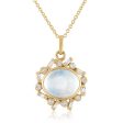 Jubilee Moonstone and Diamond Pendant Cheap