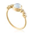 Moonlight Moonstone and Diamond Ring Online Sale