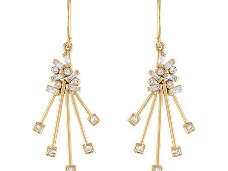 Celebration Sparkler Diamond Earrings For Cheap