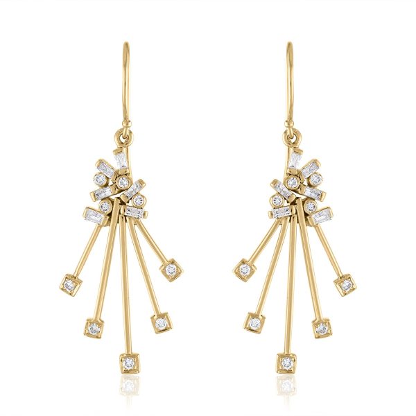 Celebration Sparkler Diamond Earrings For Cheap