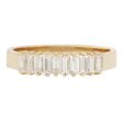 Diamond Baguette Band Hot on Sale