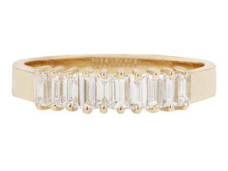 Diamond Baguette Band Hot on Sale