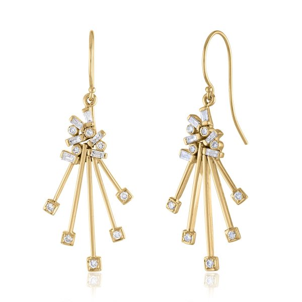 Celebration Sparkler Diamond Earrings For Cheap