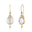 Moonstone and Diamond Moonlight Earrings Discount