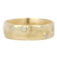 Wide Organic Diamond Band Online Hot Sale