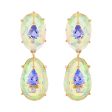 Double Drop Ethiopian Opal and Tanzanite Earrings Online Hot Sale