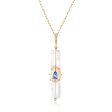 MOONSTONE STICK PENDANT WITH OPAL AND TANZANITE Cheap